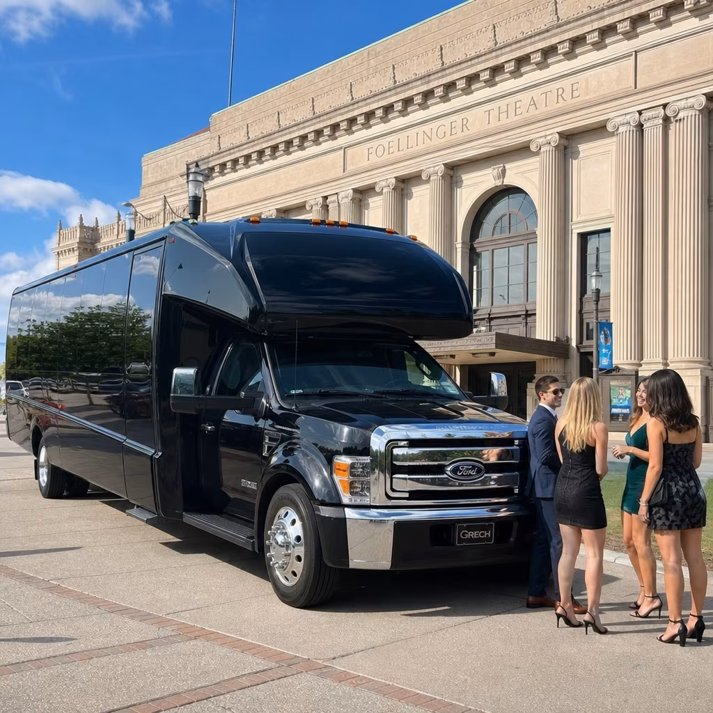 Rent a Bus to Foellinger Theatre
