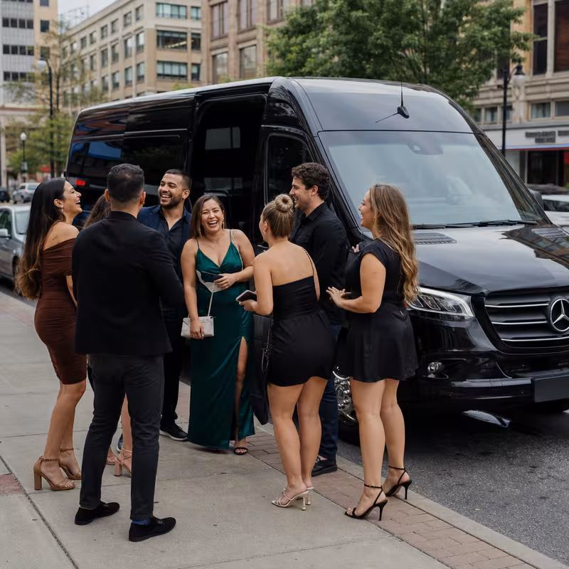 Fort Wayne Bachelor & Bachelorette Transportation fleet vehicle