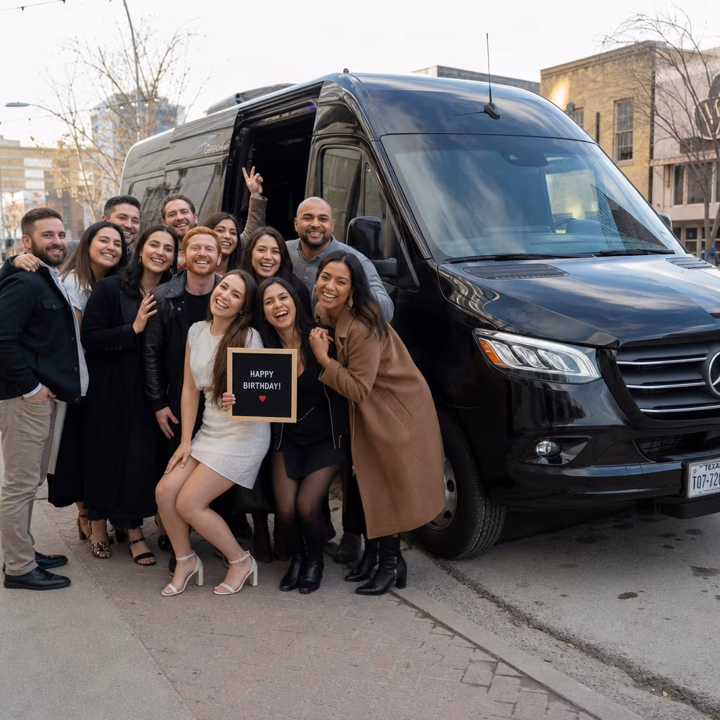 Birthday party bus