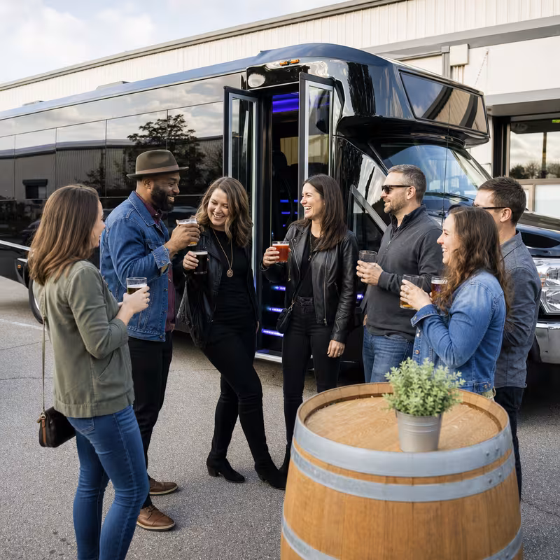 Fort Wayne Winery & Brewery Tour Transportation fleet vehicle