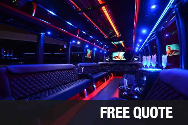 Wedding Transportation party buses for rental Fort Wayne